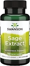 Sage Extract Dietary Supplement, 160 mg - Swanson Sage Extract — photo N1