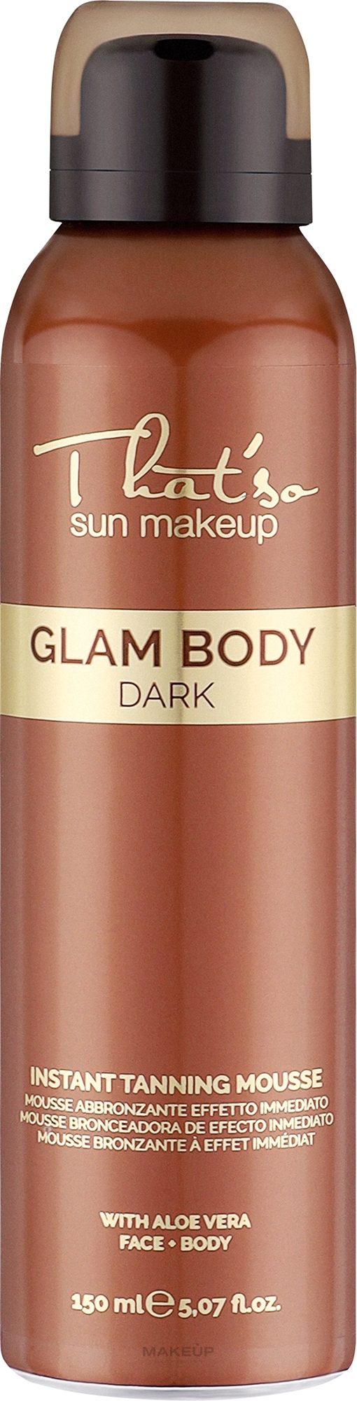 Self-Tanning Mousse for Glamorous Bronze Tan, dark - That's So Glam Body Mousse — photo 150 ml