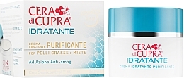 Fragrances, Perfumes, Cosmetics Moisturizing Cleansing Cream for Oily & Combination Skin - Cera di Cupra Idratante Purificante