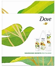 Fragrances, Perfumes, Cosmetics Set - Dove Nourishing Secrets Revitalising (sh/gel/250ml + b/lot/250ml + h/cr/75ml)