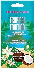 Fragrances, Perfumes, Cosmetics Moisturizing Sheet Mask - Dermacol Tropical Tahitian Moisturizing Sheet Mask