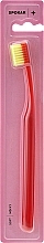 Fragrances, Perfumes, Cosmetics Toothbrush "Plus", soft, red - Spokar Plus