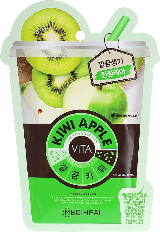 Kiwi & Apple Face Mask - Mediheal Kiwi Apple Vita Mask — photo N1