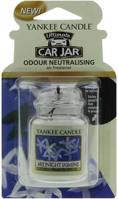 Car Air Freshener - Yankee Candle Car Jar Ultimate Midnight Jasmine — photo N1