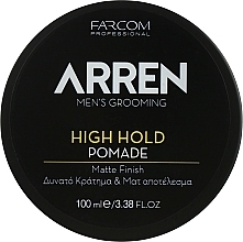 Fragrances, Perfumes, Cosmetics Matte Strong Hold Hair Styling Pomade - Arren Men's Grooming Pomade High Hold