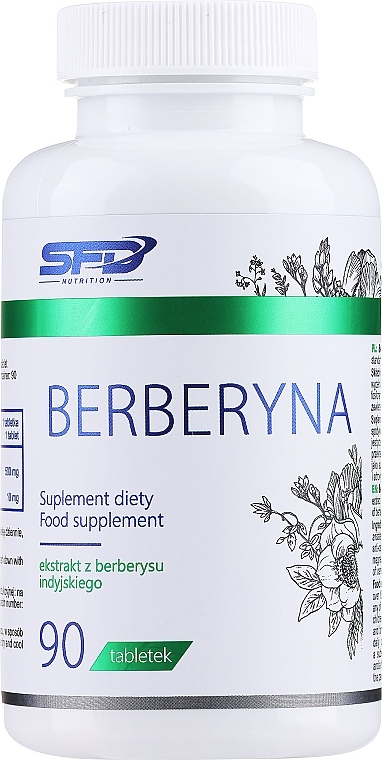 Berberine Dietary Supplement - SFD Nutrition Berberyna — photo N1