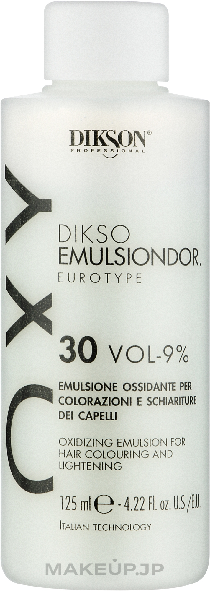 Cream Oxidizer 9% - Dikson Tec Emulsion Eurotype — photo 125 ml