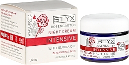 Night Face Cream - Styx Naturcosmetic Rose Garden Intensive Night Cream — photo N1