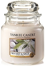 Fragrances, Perfumes, Cosmetics Candle in Glass Jar - Yankee Candle Sea Salt and Sage