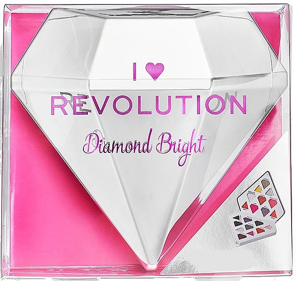 Eyeshadow Palette, 20 shades - I Heart Revolution Diamond Bright Palette — photo N3