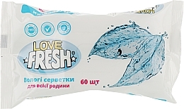 Fragrances, Perfumes, Cosmetics Family Wet Wipes - Love Fresh