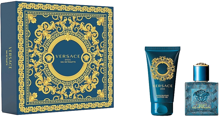 Versace Eros - Set (edt/30ml + sh/gel/50ml) — photo N1