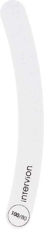 Banana Nail File 80/100, white - Inter-Vion — photo N1