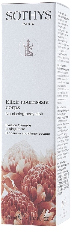Rich Cinnamon & Ginger Body Elixir - Sothys Nourishing Body Elixir Cinnamon And Ginger Escape — photo N29
