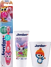 Fragrances, Perfumes, Cosmetics Set "Rabbit" - Jordan Kids (toothpaste/50ml + toothbrush/1pc + cup)