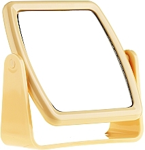 Fragrances, Perfumes, Cosmetics Stand Mirror 85727, square, yellow - Top Choice Beauty Collection Mirror