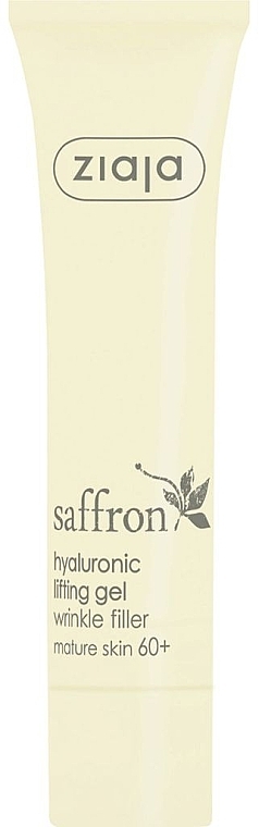 Saffron Face Lifting Gel  - Ziaja Saffron Hyaluronic Lifting Gel 60+ — photo N1