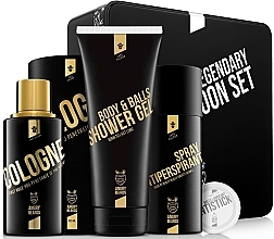 Fragrances, Perfumes, Cosmetics Angry Beards Jack Saloon Set - Set (sh/gel/230 ml + edc/100 ml + deo/150 ml + stick/84 g)