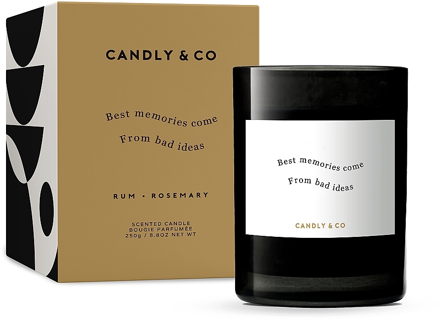 Scented Candle - Candly & Co No.2 Candle Best Memories Come From Bad Ideas — photo N2