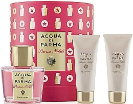 Fragrances, Perfumes, Cosmetics Acqua di Parma Peonia Nobile Set - Set (edp/100ml + sh/gel/75ml + b/cr/75ml)