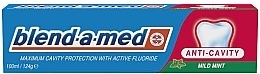 Fragrances, Perfumes, Cosmetics Toothpaste "Anti-Caries. Mint" - Blend-a-med Anti-Karies