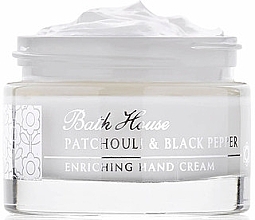 Fragrances, Perfumes, Cosmetics Bath House Patchouli & Black Pepper - Hand Cream