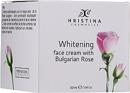 Fragrances, Perfumes, Cosmetics Whitening Bulgarian Rose Face Cream - Hristina Cosmetics Whitening Face Cream With Bulgarian Rose