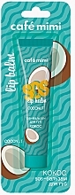 Fragrances, Perfumes, Cosmetics Lip Balm "Coconut" - Cafe mimi Sos Lip Balm Coconut