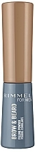 Fragrances, Perfumes, Cosmetics Brow Powder - Rimmel Men Brow & Beard Filling Powder