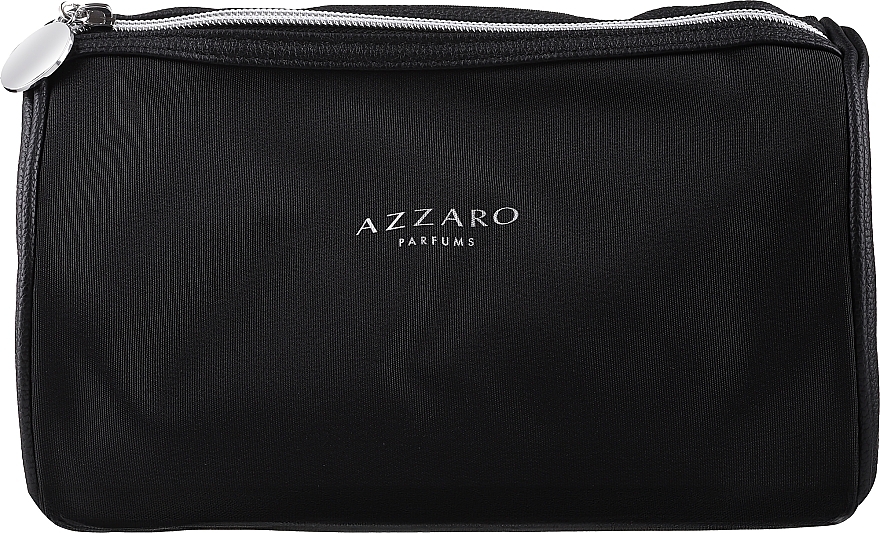 GIFT! Black Cosmetic Bag - Azzaro Perfumes — photo N1