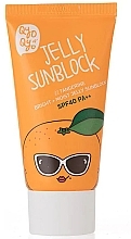 Fragrances, Perfumes, Cosmetics Sun Cream - Qyo Qyo Tangerine Bright Moist Jelly Sunblock SPF40+