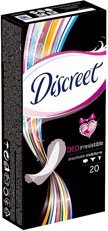 Daily Sanitary Pads Deo Irresistible Multiform, 20pcs - Discreet — photo N3