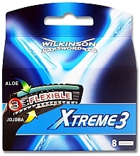 Blade Refill Set 'Xtreme 3 Flexible', 8 pcs. - Wilkinson Sword Xtreme 3 Flexible — photo N1