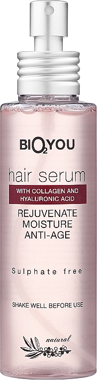 Collagen & Hyaluronic Acid Hair Serum - Bio2You Natural Hair Serum — photo N1