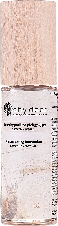 Face Foundation - Shy Deer Natural Caring Foundation — photo N1