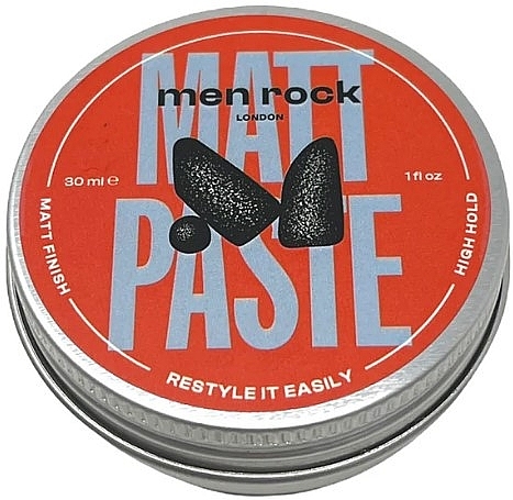 Strong Hold Matte Hair Paste - Men Rock Matt Paste High Hold Matt Finish — photo N1