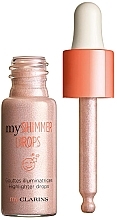 Fragrances, Perfumes, Cosmetics Liquid Highlighter - Clarins My Clarins My Shimmer Drops Highlighter Drops