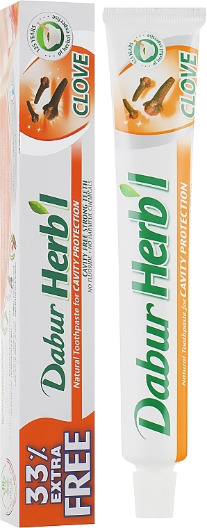 Carnation Toothpaste - Dabur Herbal Clove Toothpaste — photo N3