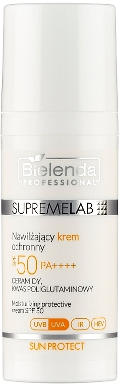 Moisturizing Face Sunscreen - Bielenda Professional Supremelab Sun Protect Moisturizing Protective Cream SPF 50 — photo N1