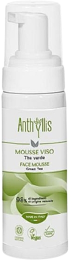 Face Cleansing Foam with Green Tea - Anthyllis Green Tea Face Mousse — photo N1