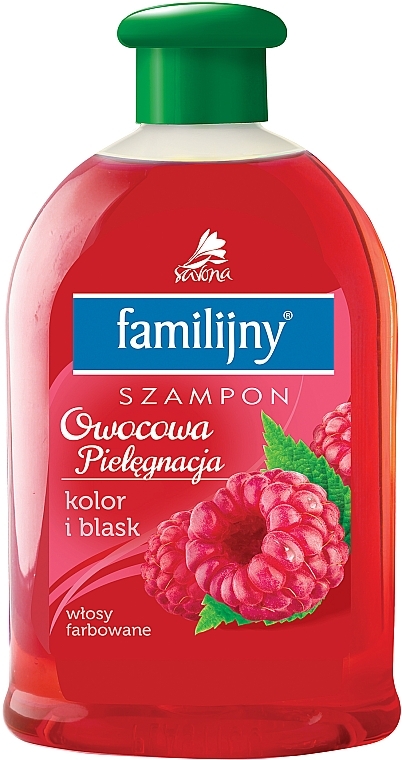 Colored Hair Shampoo - Pollena Savona Familijny Fruity Care Shampoo Colour & Shine — photo N2