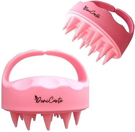 Scalp Massage Brush, pink - Deni Carte — photo N1