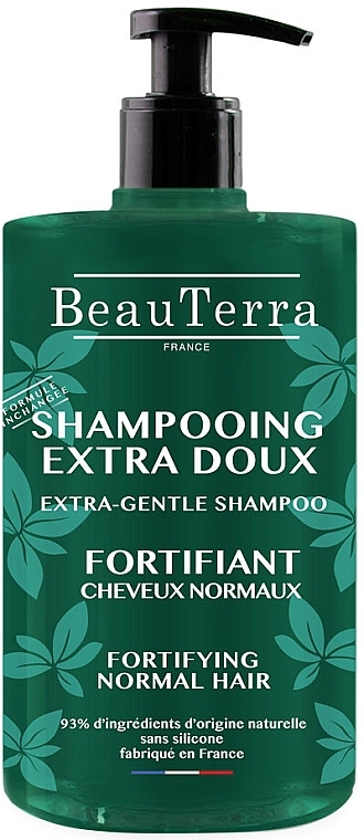 Strengthening Shampoo for Normal Hair - BeauTerra Extra-Gentle Shampoo — photo N1