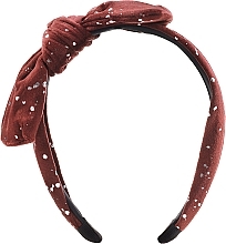 Fragrances, Perfumes, Cosmetics Hair Band 'Bow', light burgundy - Donegal