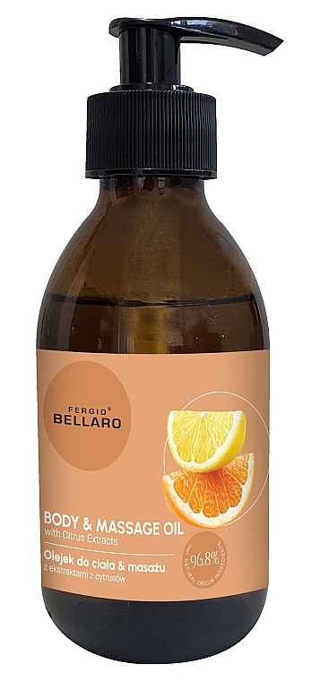 Body & Massage Oil with Citrus Extracts - Fergio Bellaro Body & Massage Oil — photo N1