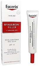 Eye Cream - Eucerin Hyaluron-Filler + Volume-Lift Eye Contour Cream SPF15 — photo N2