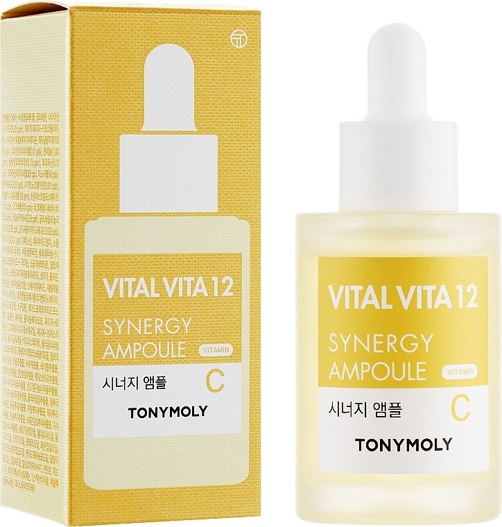 Synergy Ampoule Essence with Vitamin C - Tony Moly Vital Vita 12 Synergy Ampoule — photo N7
