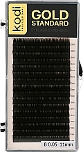 Gold Standard B 0.05 False Eyelashes (16 rows: 11 mm) - Kodi Professional — photo N1
