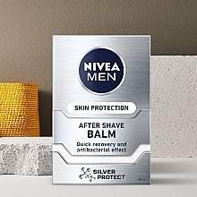 Antibacterial After Shave Balm "Silver Protection" - NIVEA MEN Silver Protect After Shave Balm  — photo N3