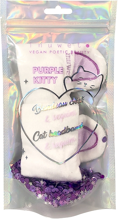 Headband - Inuwet Purple Kitty Headband — photo N2